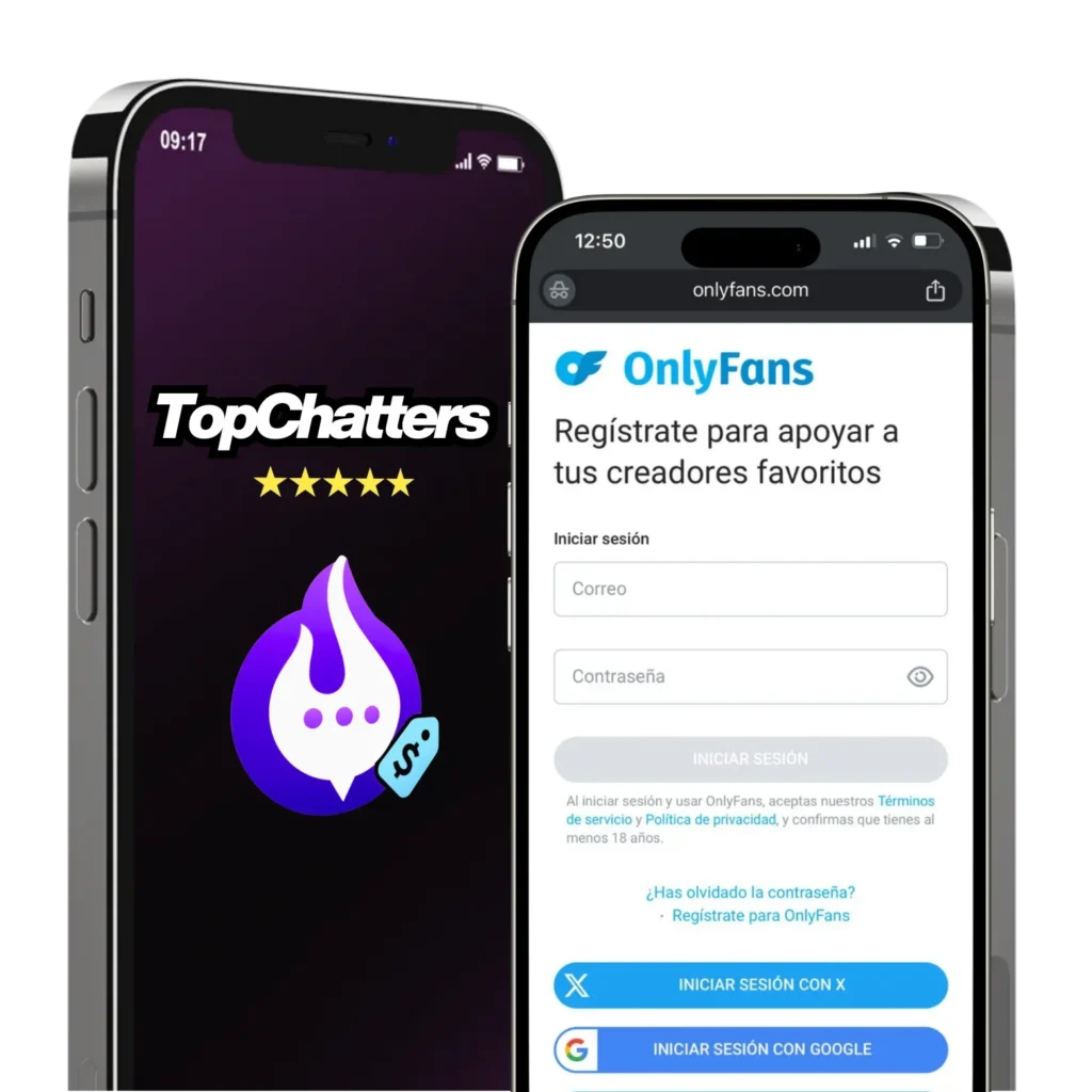 Creatividad Footer agencia Chatters OnlyFans